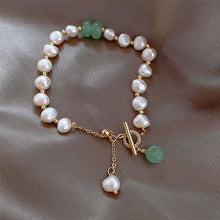 Load image into Gallery viewer, Gold Plating Baroque Pearl Buckle Bracelet Hand Ornaments Elegance