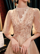 Load image into Gallery viewer, Gorgeous Evening Dresses Elegant Sequined Beadings Pearls Lace Gowns