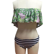 Load image into Gallery viewer, Gorgeous Sexy Retro Tropical Floral Palm Leaf