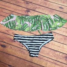 Load image into Gallery viewer, Gorgeous Sexy Retro Tropical Floral Palm Leaf