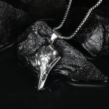 Load image into Gallery viewer, Gothic Punk Viking Symbol Skull Olecranon Men's Necklaces  Stainless