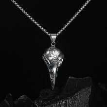 Load image into Gallery viewer, Gothic Punk Viking Symbol Skull Olecranon Men's Necklaces  Stainless