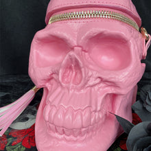 Load image into Gallery viewer, Gothic Skull Black Skeleton Head Vintage Punk Women Handbags