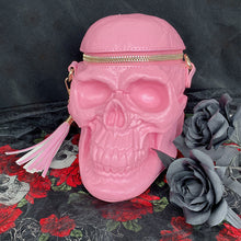Load image into Gallery viewer, Gothic Skull Black Skeleton Head Vintage Punk Women Handbags