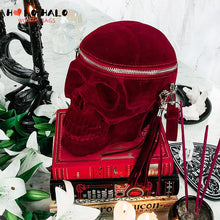 Load image into Gallery viewer, Gothic Skull Black Skeleton Head Vintage Punk Women Handbags