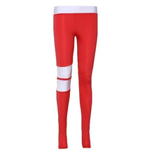 Load image into Gallery viewer, Gothic Striped Insert Leggings Gradient Leggings Women Fitness