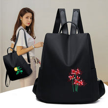 Load image into Gallery viewer, Grace Flower Pattern Oxford Backpack for Women's High quality Shoulder