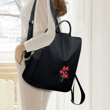 Load image into Gallery viewer, Grace Flower Pattern Oxford Backpack for Women's High quality Shoulder