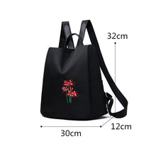 Load image into Gallery viewer, Grace Flower Pattern Oxford Backpack for Women's High quality Shoulder