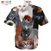 Load image into Gallery viewer, Graphic Animal Button Down Shirt For Men Novelty Beach 3D Pattern Tops