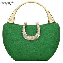 Load image into Gallery viewer, Green Sequined Handbag For Women Clutch Purses For Women Evening Bags