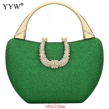 Load image into Gallery viewer, Green Sequined Handbag For Women Clutch Purses For Women Evening Bags