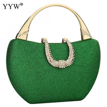 Load image into Gallery viewer, Green Sequined Handbag For Women Clutch Purses For Women Evening Bags