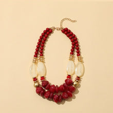 Load image into Gallery viewer, GuanLong Natural Stone Statement/Long Necklace Women Beads Custom