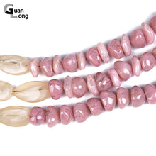 Load image into Gallery viewer, GuanLong Natural Stone Statement/Long Necklace Women Beads Custom