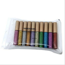 Load image into Gallery viewer, HANDAIYAN 10 Colors/pack Matte Color Eyeliner Kit Makeup Waterproof