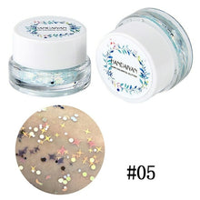 Load image into Gallery viewer, HANDAIYAN Glitter Eyeshadow palette shinny Sequins eye shadow cream