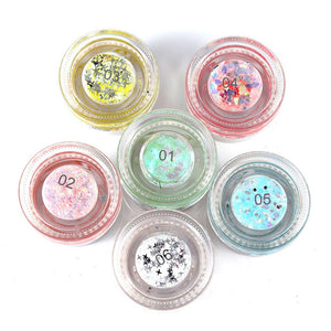 HANDAIYAN Glitter Eyeshadow palette shinny Sequins eye shadow cream