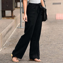 Load image into Gallery viewer, Women Pants Linen Cotton Casual Pants Solid