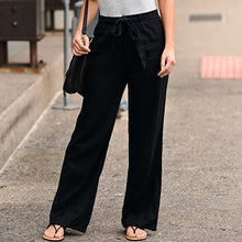 Load image into Gallery viewer, Women Pants Linen Cotton Casual Pants Solid