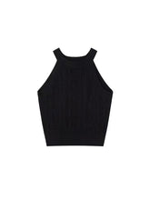 Load image into Gallery viewer, Round Neck Halter Tops Sexy Knitted