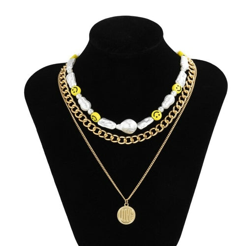 Fashion Pearl Choker Necklace