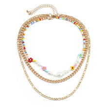Load image into Gallery viewer, New Fashion Multi layered Chain Necklace