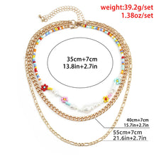 Load image into Gallery viewer, New Fashion Multi layered Chain Necklace