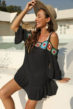 Load image into Gallery viewer, Hand Crochet Flower Random Stitching Sexy Suspender Dress Strapless - Sophornlilly
