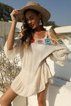 Load image into Gallery viewer, Hand Crochet Flower Random Stitching Sexy Suspender Dress Strapless - Sophornlilly