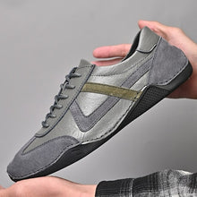 Load image into Gallery viewer, Handmade Leather Shoes Men Outdoor Walking Breathable Men Loafers Slip
