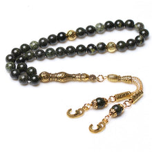 Load image into Gallery viewer, Handmade natural stone beads 33 islamic prayer beads misbaha