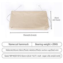 Load image into Gallery viewer, Cat Hanging Beds Pet Hammock Bed For Cats Comfortable Cat Window