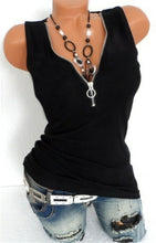 Load image into Gallery viewer, Casual Sexy Diamonds T Shirt Women Tank Top