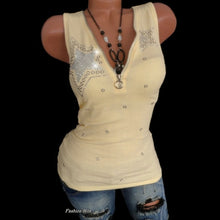 Load image into Gallery viewer, Casual Sexy Diamonds T Shirt Women Tank Top