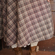 Load image into Gallery viewer, Girl Retro Diagonal Plaid Skirt Women Preppy Style Retro