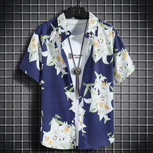 Load image into Gallery viewer, Hawaiian Beach Shirts Short-sleeved Casual