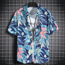 Load image into Gallery viewer, Hawaiian Beach Shirts Short-sleeved Casual
