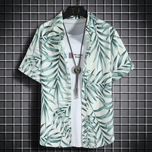Load image into Gallery viewer, Hawaiian Beach Shirts Short-sleeved Casual