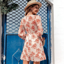 Load image into Gallery viewer, Chiffon Floral Beach Ruffles Casual Summer Boho