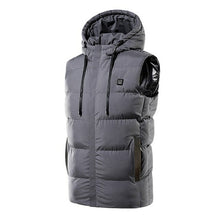Load image into Gallery viewer, Heated Vest Heating Down Vest Winter Warm Electric Heating Down Vest