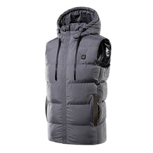 Load image into Gallery viewer, Heated Vest Heating Down Vest Winter Warm Electric Heating Down Vest