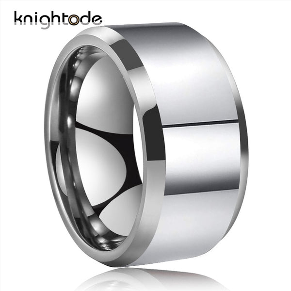 High Polishing Tungsten Carbide Ring 12mm Wide Big Thumb Rings  Men's