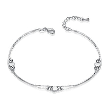 Load image into Gallery viewer, High Quality Sterling Silver Love  Heart  Multi Story Foot Chain