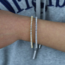 Load image into Gallery viewer, High Quality Bling 3mm Cubic Zircon Tennis Chain 17cm 19cm 21cm Cuban