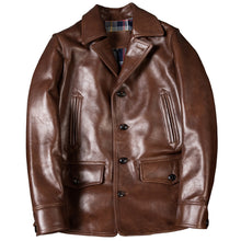 Load image into Gallery viewer, High Quality Genuine Leather Cowhide Jacket Oil Wax