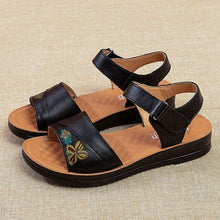 Load image into Gallery viewer, High Quality Summer Women's Sandals Genuine Leather Casual Flat Mother - Sophornlilly