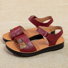 Load image into Gallery viewer, High Quality Summer Women's Sandals Genuine Leather Casual Flat Mother - Sophornlilly