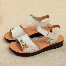 Load image into Gallery viewer, High Quality Summer Women's Sandals Genuine Leather Casual Flat Mother - Sophornlilly