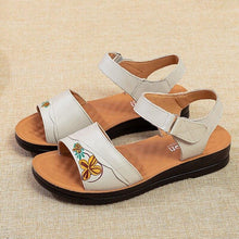 Load image into Gallery viewer, High Quality Summer Women's Sandals Genuine Leather Casual Flat Mother - Sophornlilly